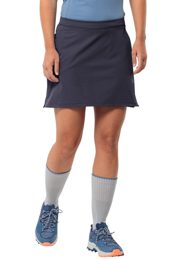 Navy Jack Wolfskin Hiking Alpine Women Skorts | 49969997