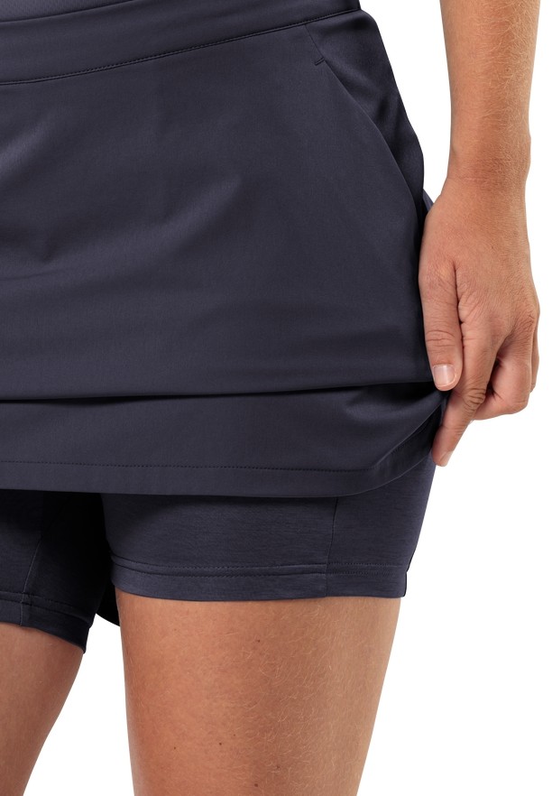 Navy Jack Wolfskin Hiking Alpine Women Skorts | 49969997