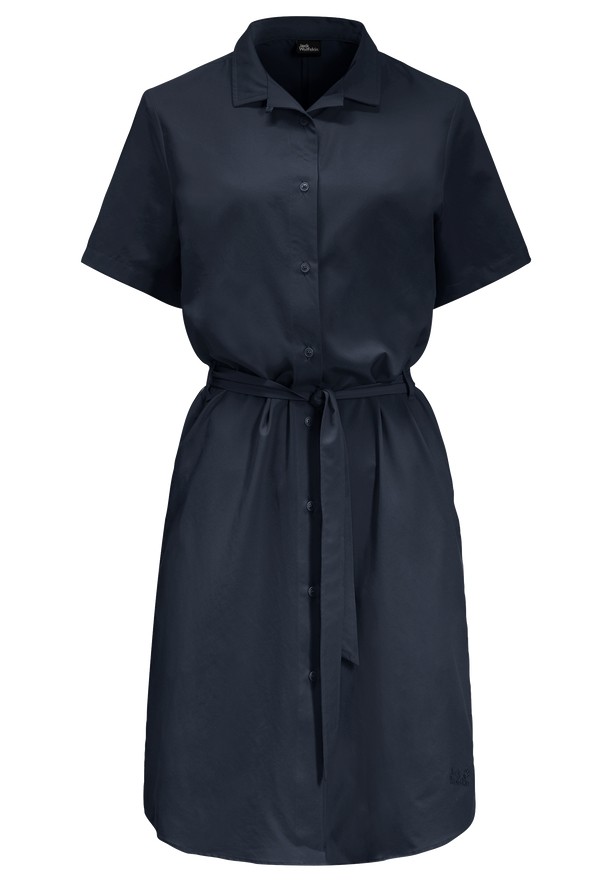 Navy Jack Wolfskin Holiday Midi Women Dress | 60863452