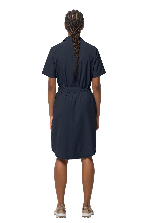 Navy Jack Wolfskin Holiday Midi Women Dress | 60863452