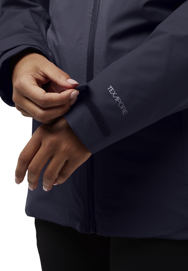 Navy Jack Wolfskin Hunberg 3in1 Women Jackets | 82121086