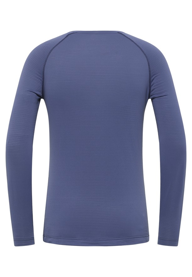 Navy Jack Wolfskin Infinite Warm Ls Men T Shirts | 94317576