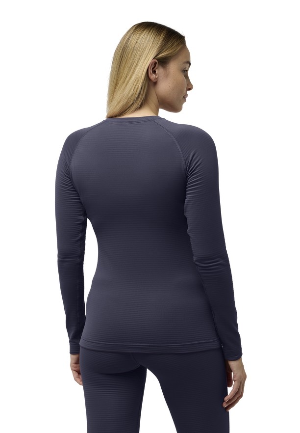 Navy Jack Wolfskin Infinite Warm Ls Women T Shirts | 71660776