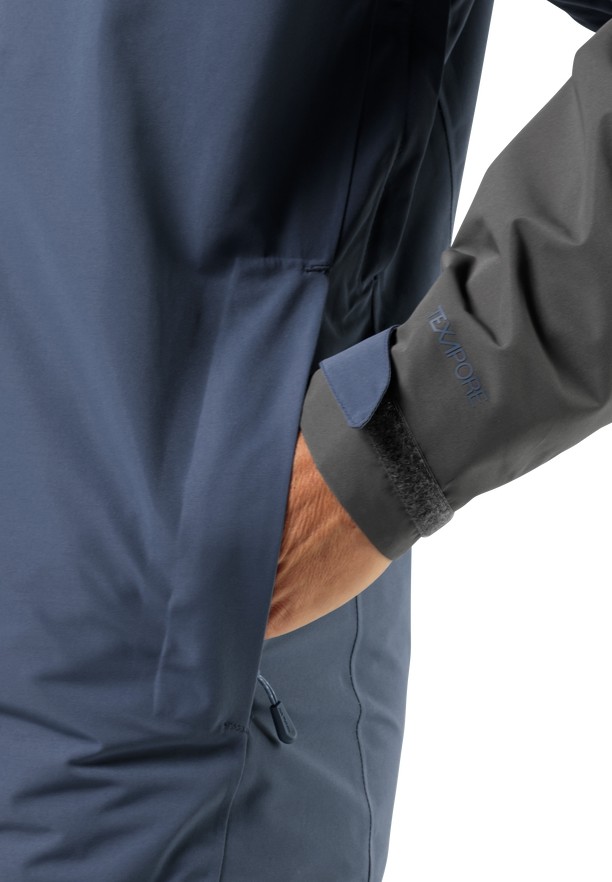 Navy Jack Wolfskin Jasper 2l Men Rain Jackets | 18375390