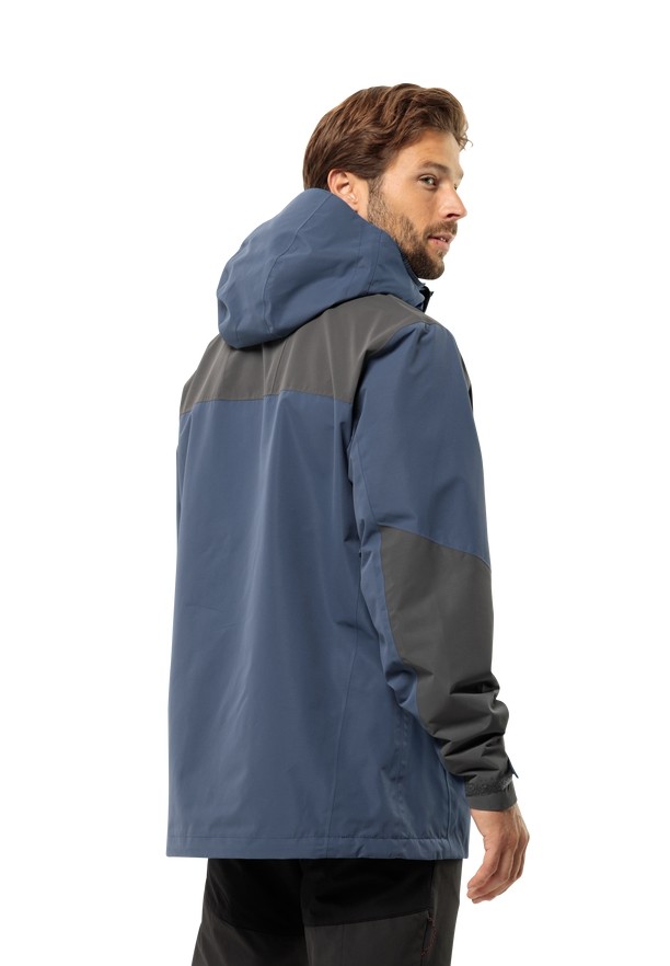 Navy Jack Wolfskin Jasper 2l Men Rain Jackets | 18375390