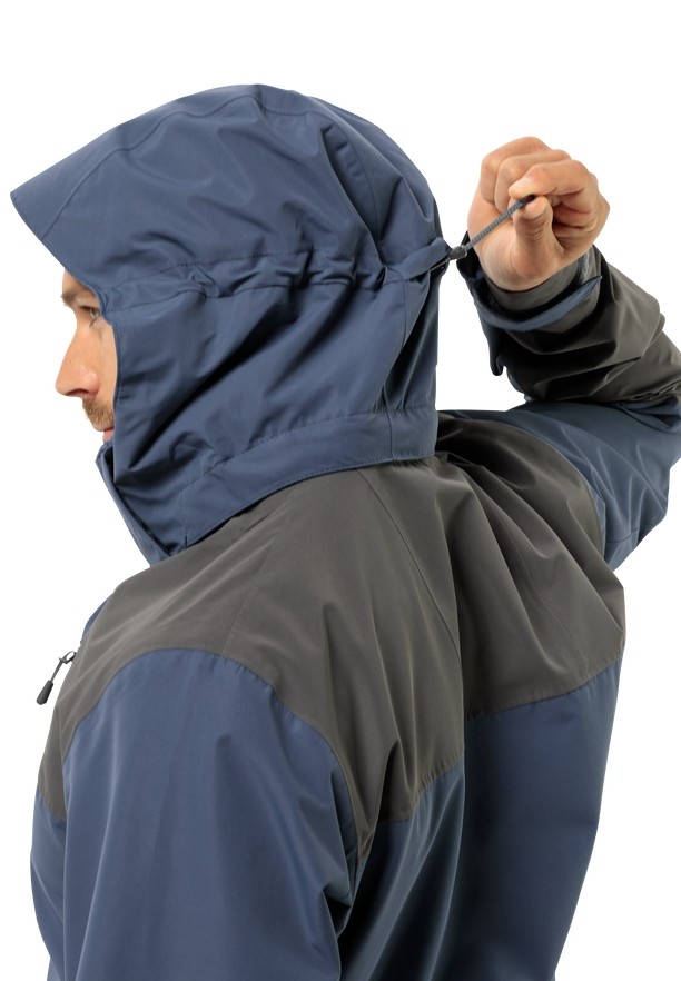Navy Jack Wolfskin Jasper 2l Men Rain Jackets | 18375390