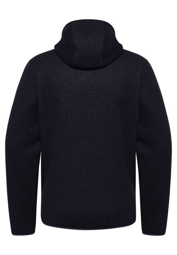Navy Jack Wolfskin Kaminfeuer Hooded Men Fleece Jackets | 37246908