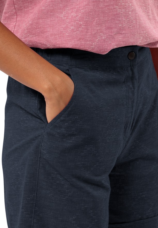 Navy Jack Wolfskin Karana Women Shorts | 70084553