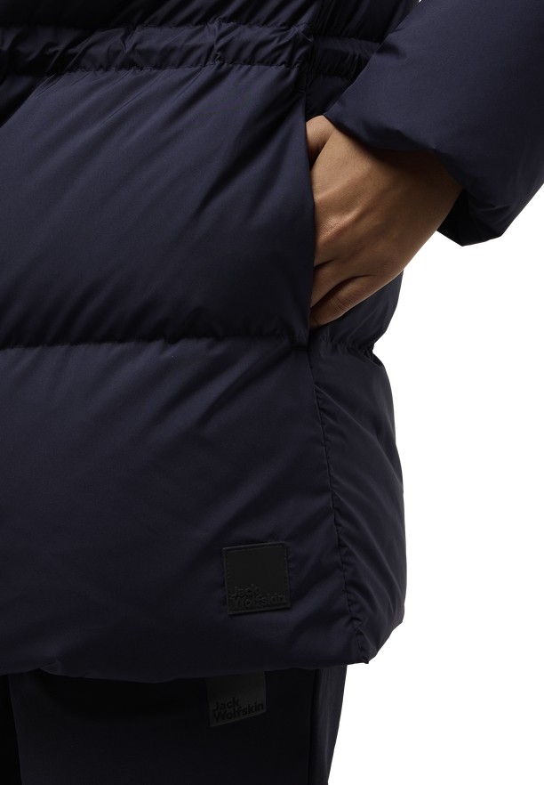 Navy Jack Wolfskin Kirschallee Women Winter Jackets | 72795348