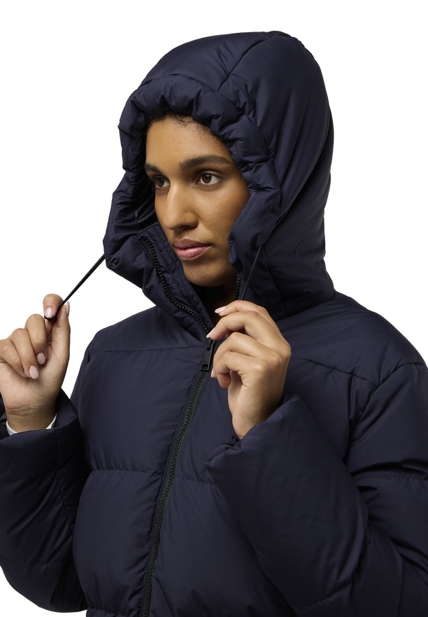 Navy Jack Wolfskin Kirschallee Women Winter Jackets | 72795348