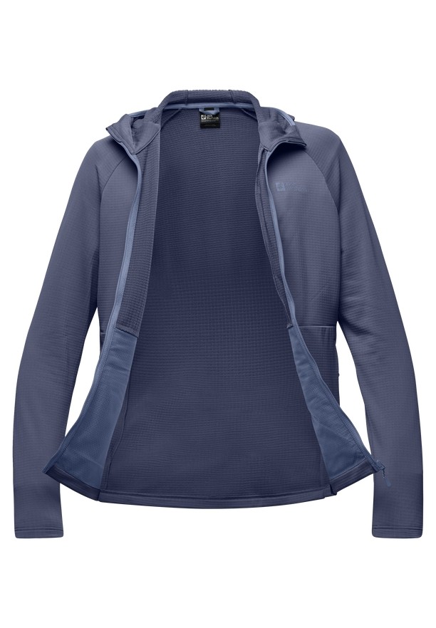 Navy Jack Wolfskin Kolbenberg Hooded Fz Men Fleece Jackets | 48805116