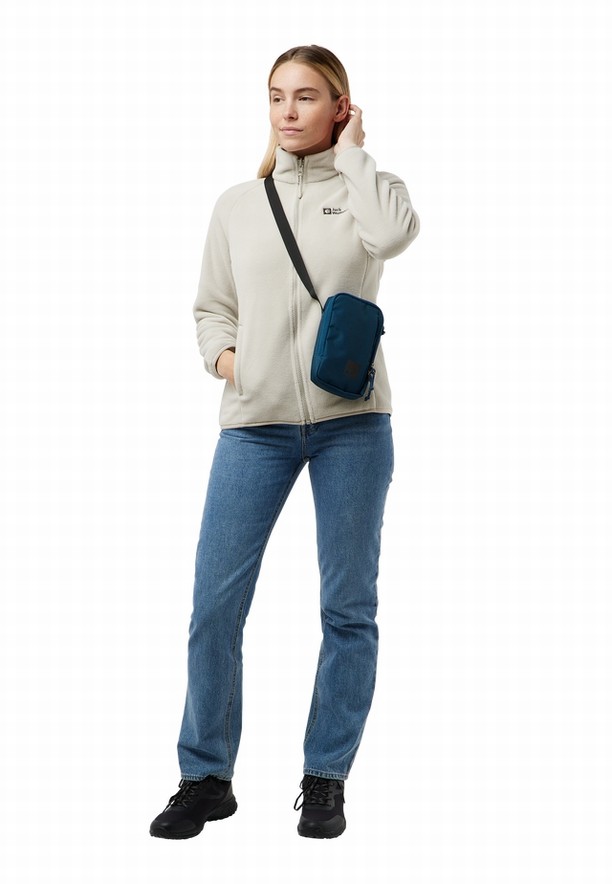Navy Jack Wolfskin Konya Women Shoulder Bags | 45515132