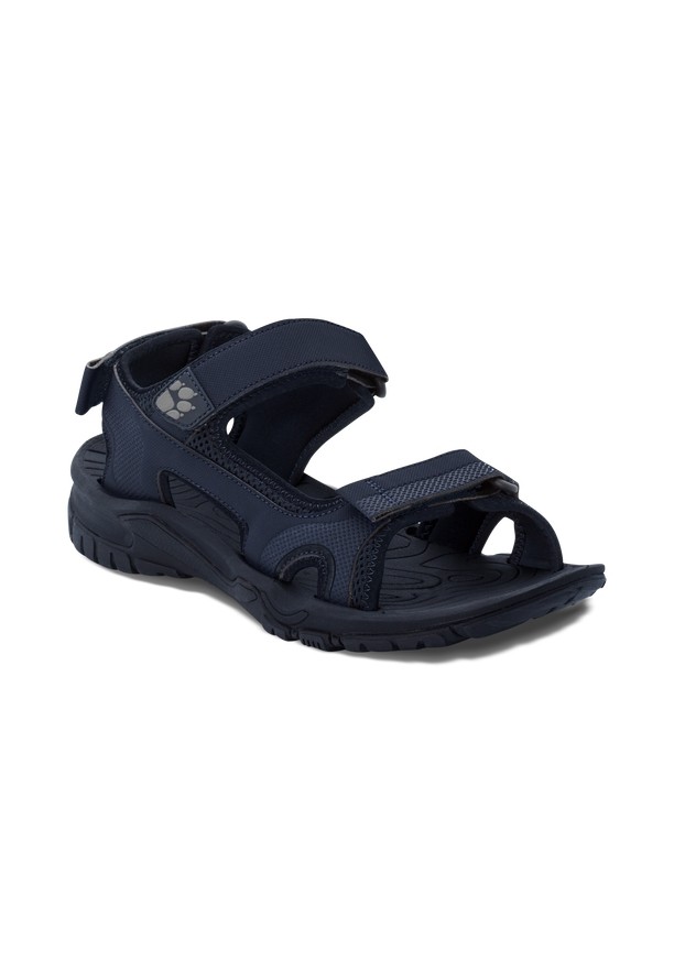 Navy Jack Wolfskin Lakewood Cruise Men Sandals | 11377942
