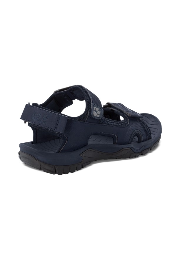 Navy Jack Wolfskin Lakewood Cruise Men Sandals | 11377942