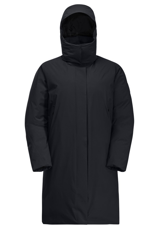 Navy Jack Wolfskin Luisenplatz Women Down Coats | 43876668
