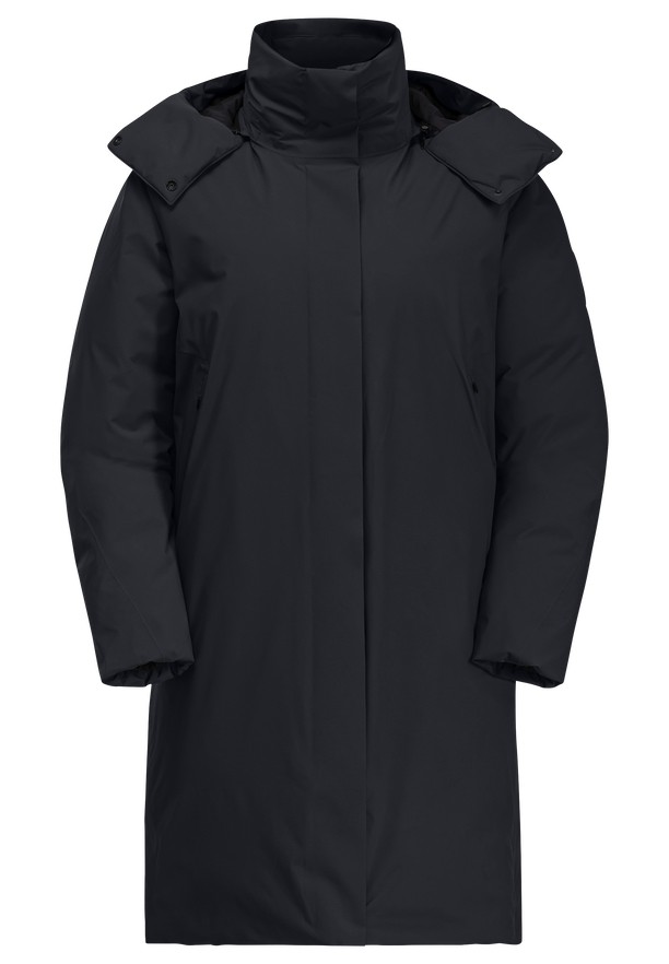 Navy Jack Wolfskin Luisenplatz Women Down Coats | 43876668
