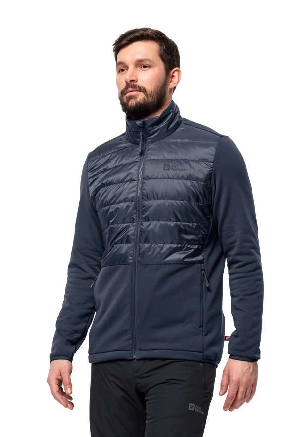 Navy Jack Wolfskin Luntal 3in1 Men Jackets | 22972883