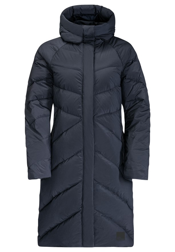 Navy Jack Wolfskin Marienplatz Women Down Coats | 55364207