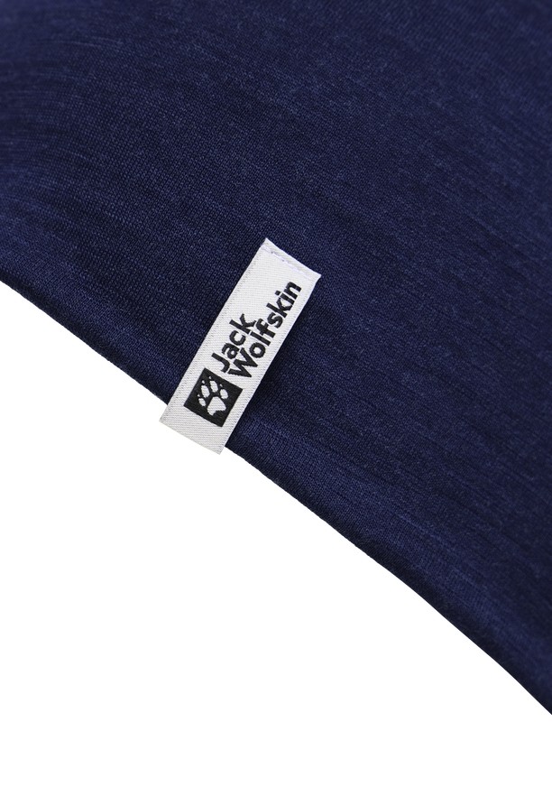 Navy Jack Wolfskin Merino Men Beanie | 46500861