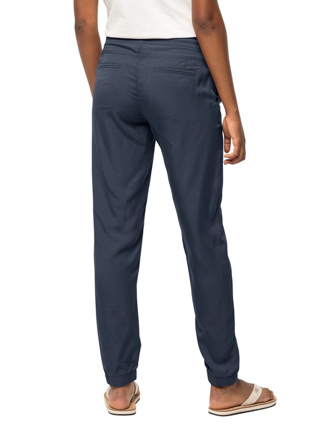 Navy Jack Wolfskin Mojave Women Pants | 67093635