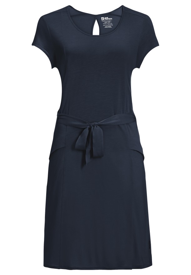 Navy Jack Wolfskin Mola Women Dress | 96083262