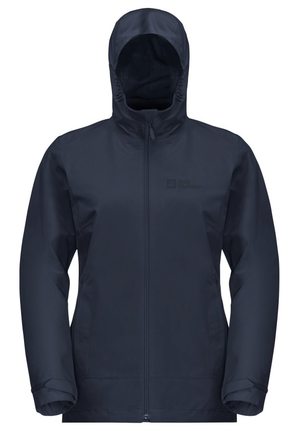 Navy Jack Wolfskin Moonrise 3in1 Women Jackets | 37144530
