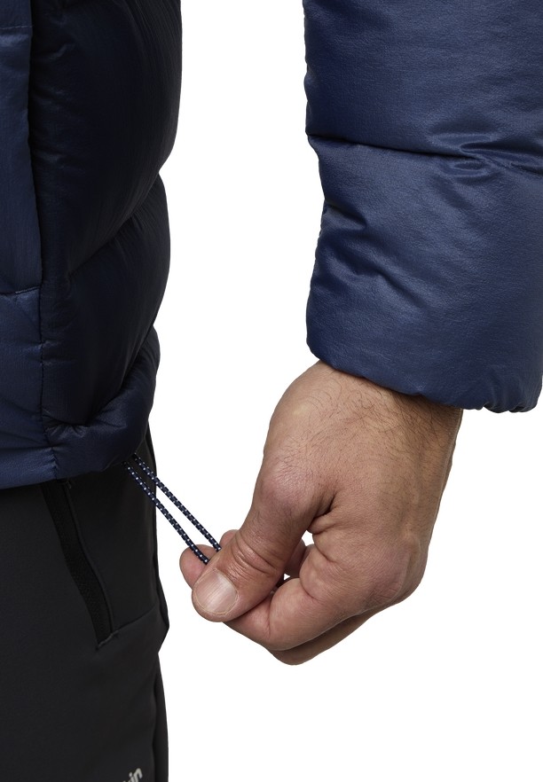 Navy Jack Wolfskin Nebelhorn Hoody Men Down Jackets | 76764699