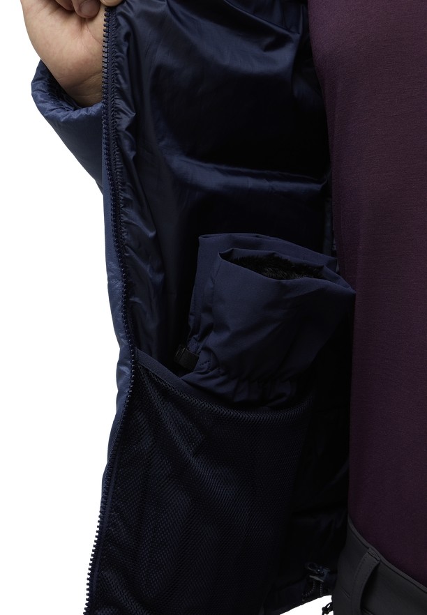 Navy Jack Wolfskin Nebelhorn Hoody Men Down Jackets | 76764699