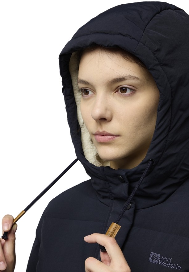 Navy Jack Wolfskin Nordlicht Women Down Coats | 55605627