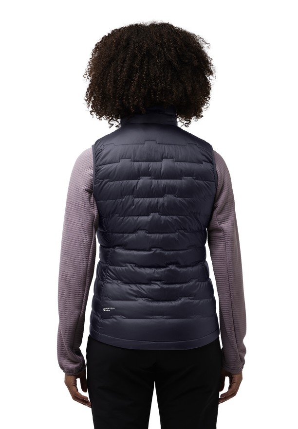 Navy Jack Wolfskin Passamani Down Women Vest | 28604015