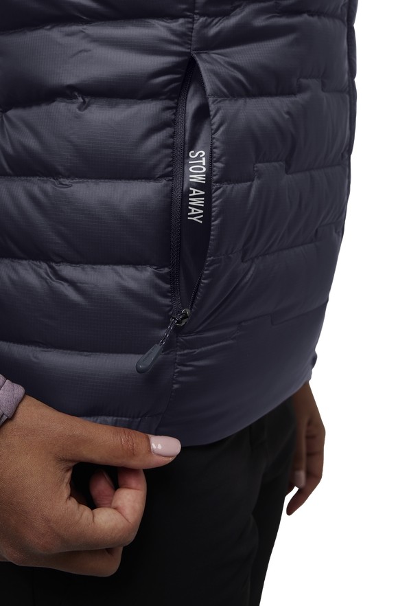 Navy Jack Wolfskin Passamani Down Women Vest | 28604015