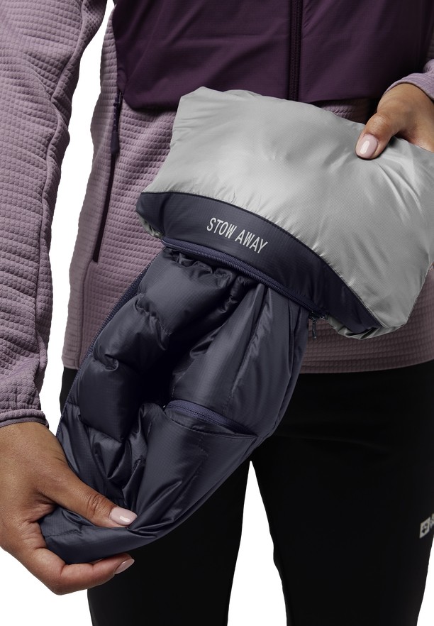 Navy Jack Wolfskin Passamani Down Women Vest | 28604015