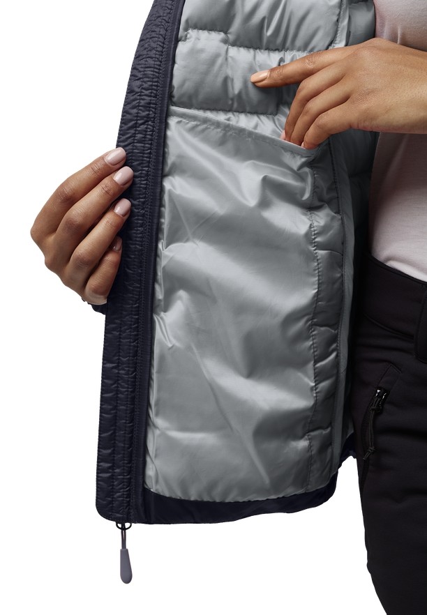 Navy Jack Wolfskin Passamani Women Down Jackets | 14517394