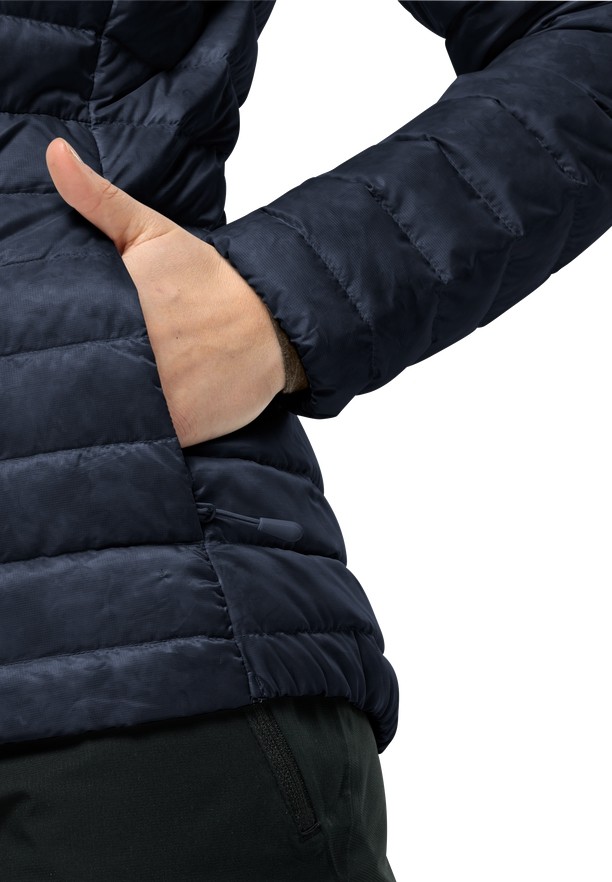 Navy Jack Wolfskin Pilvi Women Down Jackets | 76373431