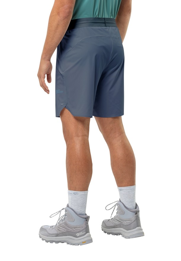 Navy Jack Wolfskin Prelight Chill Men Shorts | 51641218