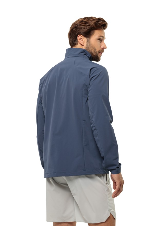 Navy Jack Wolfskin Prelight Men Jackets | 27652319