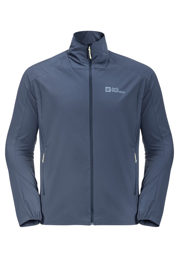 Navy Jack Wolfskin Prelight Men Jackets | 27652319