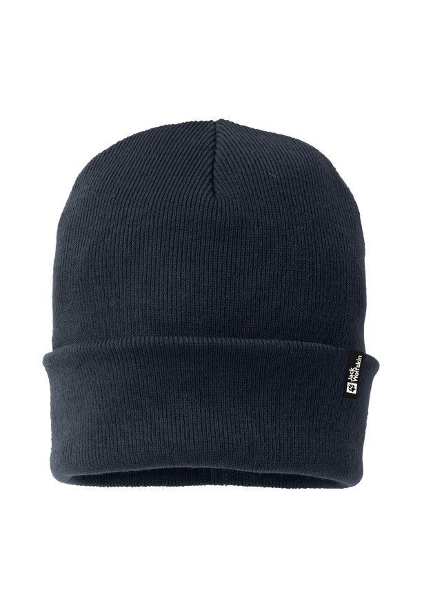 Navy Jack Wolfskin Rib Men Beanie | 35158405