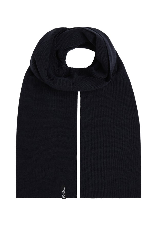 Navy Jack Wolfskin Rib Men Scarf | 21596933