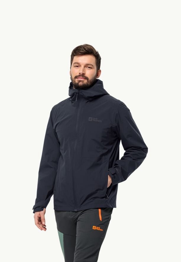Navy Jack Wolfskin Robury 2l Men Rain Jackets | 93958112