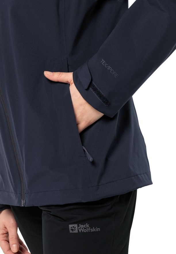 Navy Jack Wolfskin Robury 2l Women Jackets | 33717299