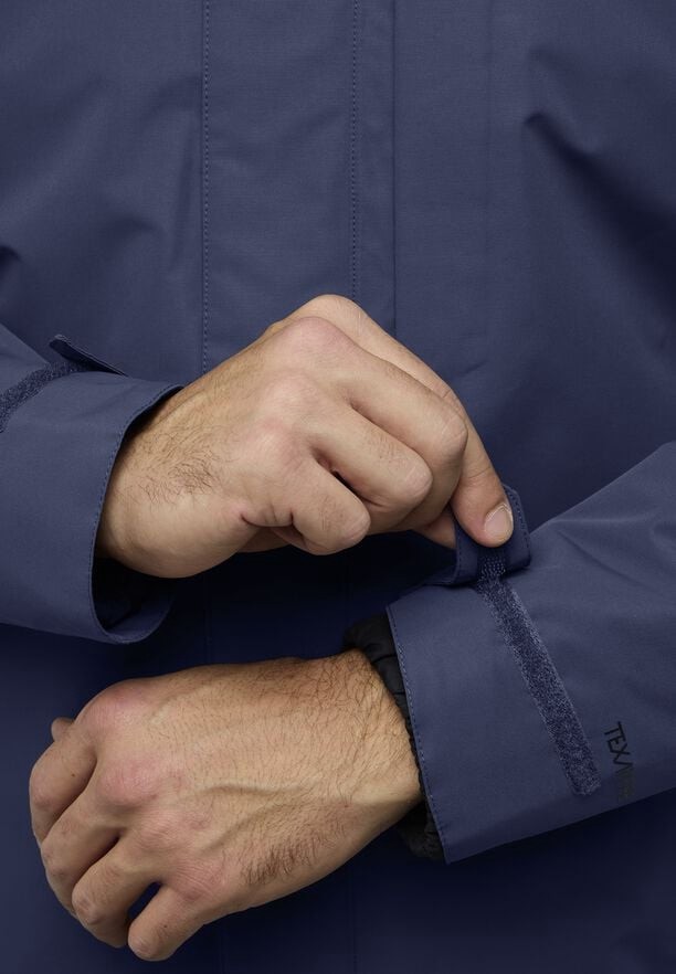Navy Jack Wolfskin Romberg 3in1 Men Jackets | 46809384