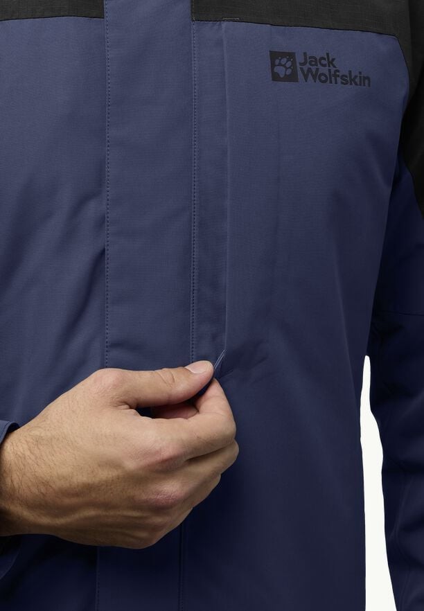 Navy Jack Wolfskin Romberg 3in1 Men Jackets | 46809384