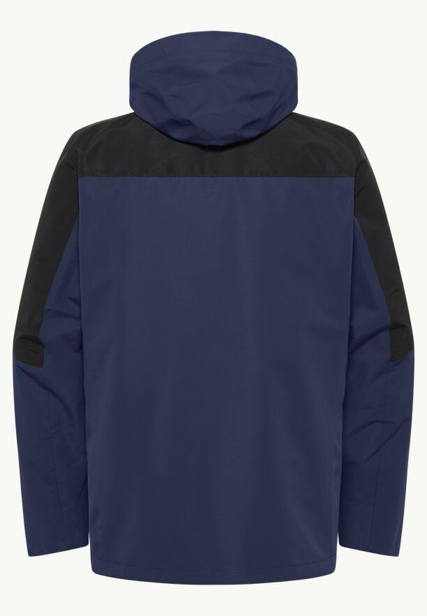 Navy Jack Wolfskin Romberg 3in1 Men Jackets | 46809384
