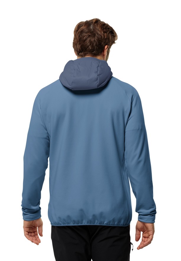 Navy Jack Wolfskin Routeburn Pro Hybrid Men Jackets | 30119598