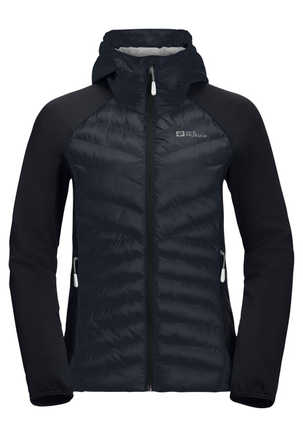 Navy Jack Wolfskin Routeburn Pro Hybrid Women Jackets | 61985706