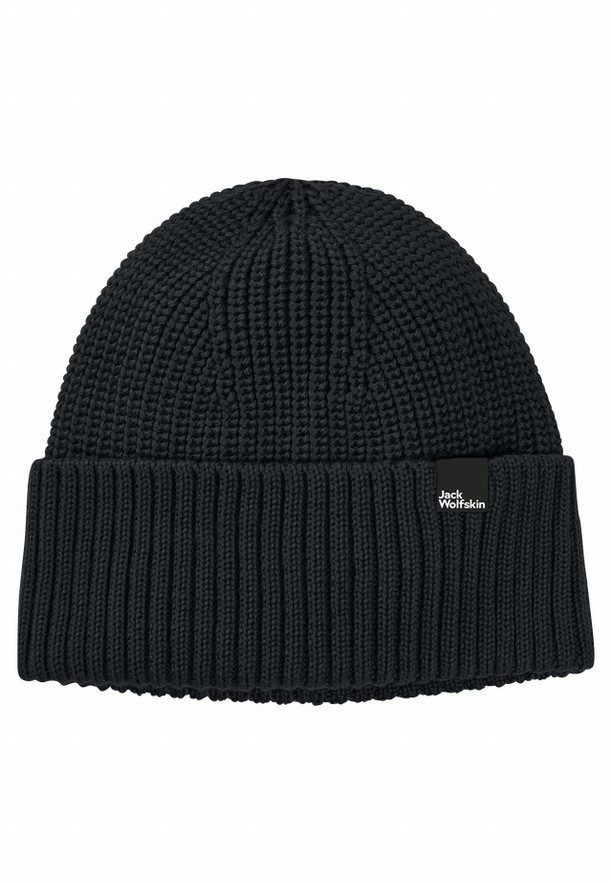 Navy Jack Wolfskin Schwansee Men Beanie | 59553952
