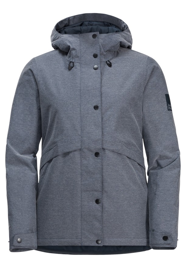 Navy Jack Wolfskin Snowy Park Women Winter Jackets | 23800267