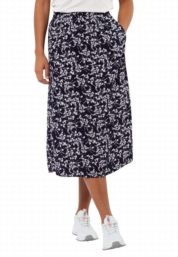 Navy Jack Wolfskin Sommerwiese Women Skirts | 39874143