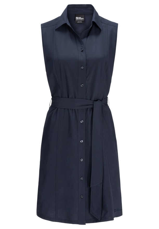 Navy Jack Wolfskin Sonora Women Dress | 96328953